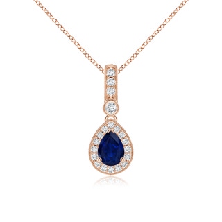 Pear AA Blue Sapphire