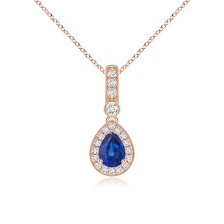 Pear AAA Blue Sapphire