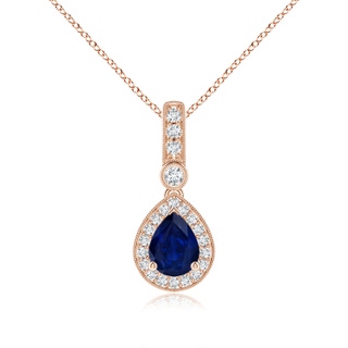 Pear AA Blue Sapphire