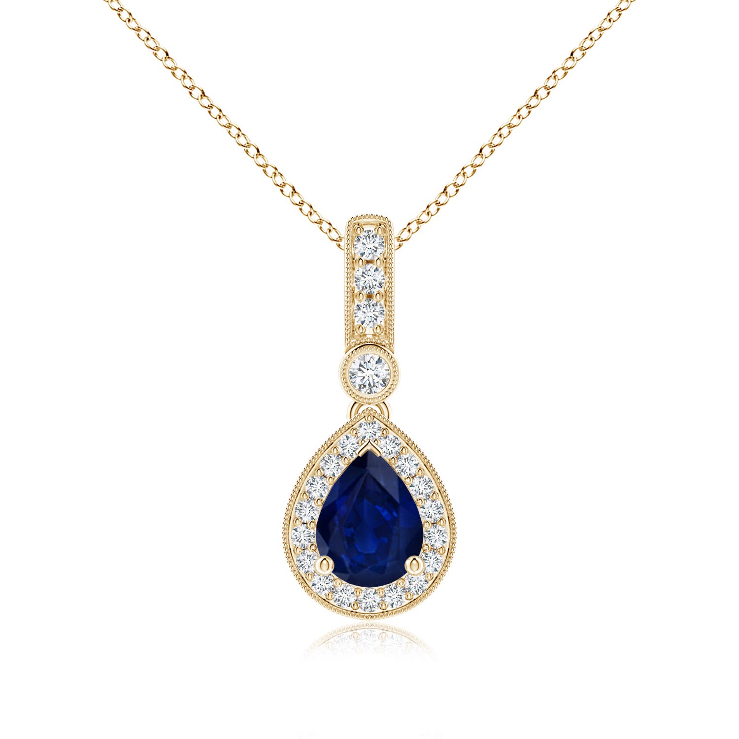 AA - Blue Sapphire / 1.46 CT / 14 KT Yellow Gold