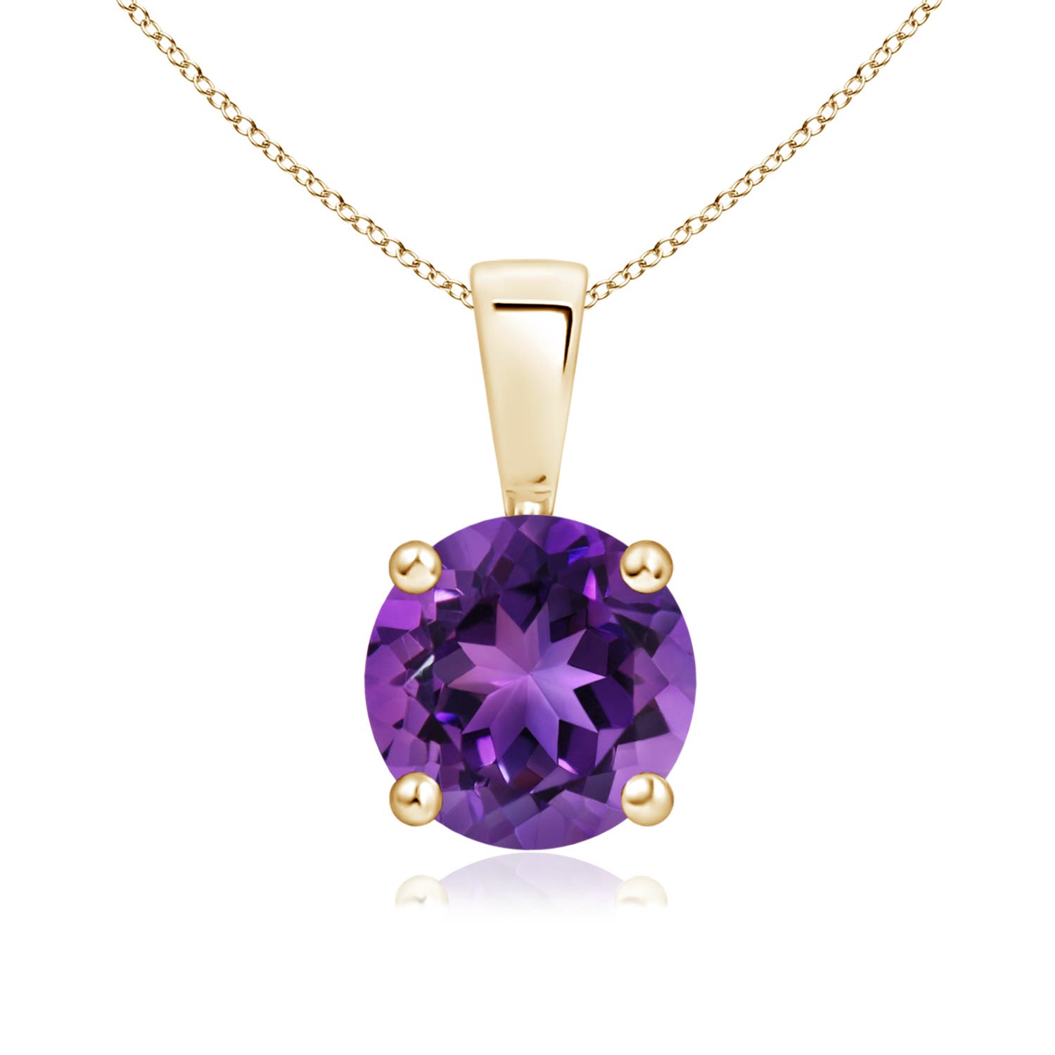 AAAA - Amethyst / 1.15 CT / 14 KT Yellow Gold