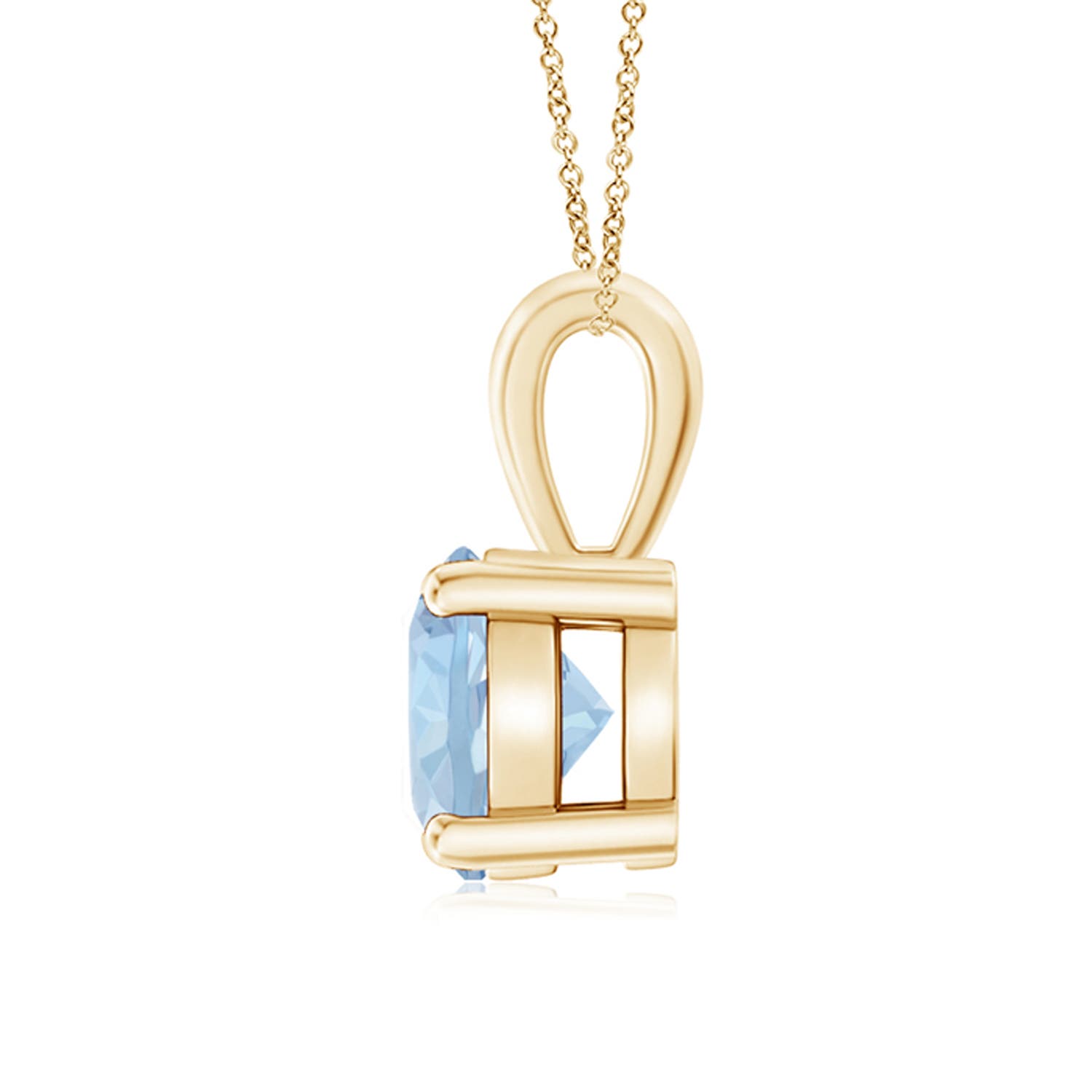 AA - Aquamarine / 1.12 CT / 14 KT Yellow Gold