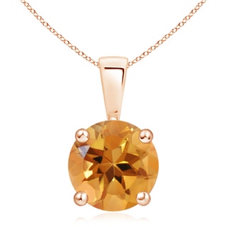 Round AA Citrine
