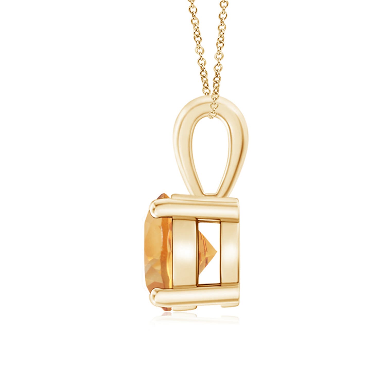 A - Citrine / 1.25 CT / 14 KT Yellow Gold