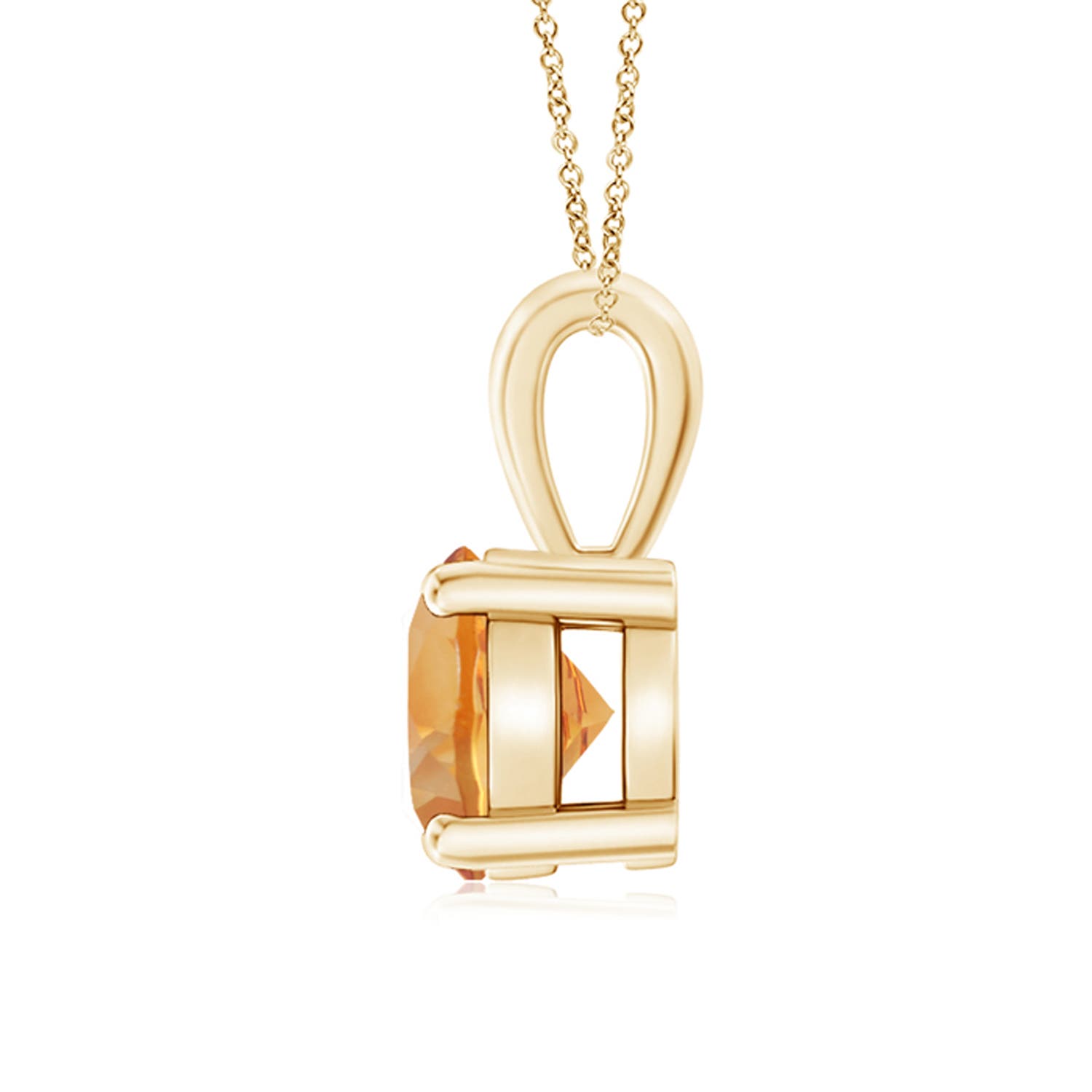 AA - Citrine / 1.25 CT / 14 KT Yellow Gold