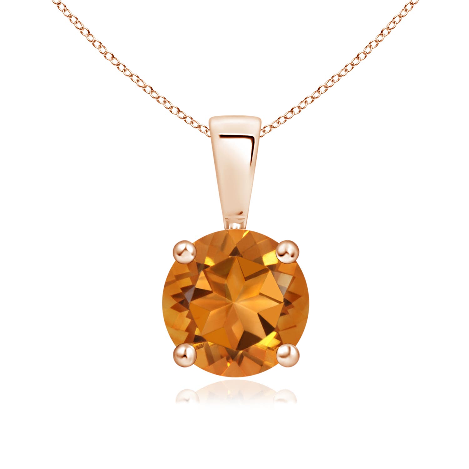 AAA - Citrine / 1.25 CT / 14 KT Rose Gold