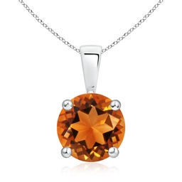 Platinum Citrine Necklaces & Pendants