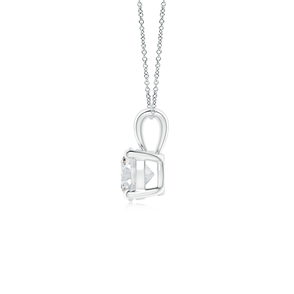5.1mm HSI2 Classic Round Diamond Solitaire Pendant in White Gold Side 199