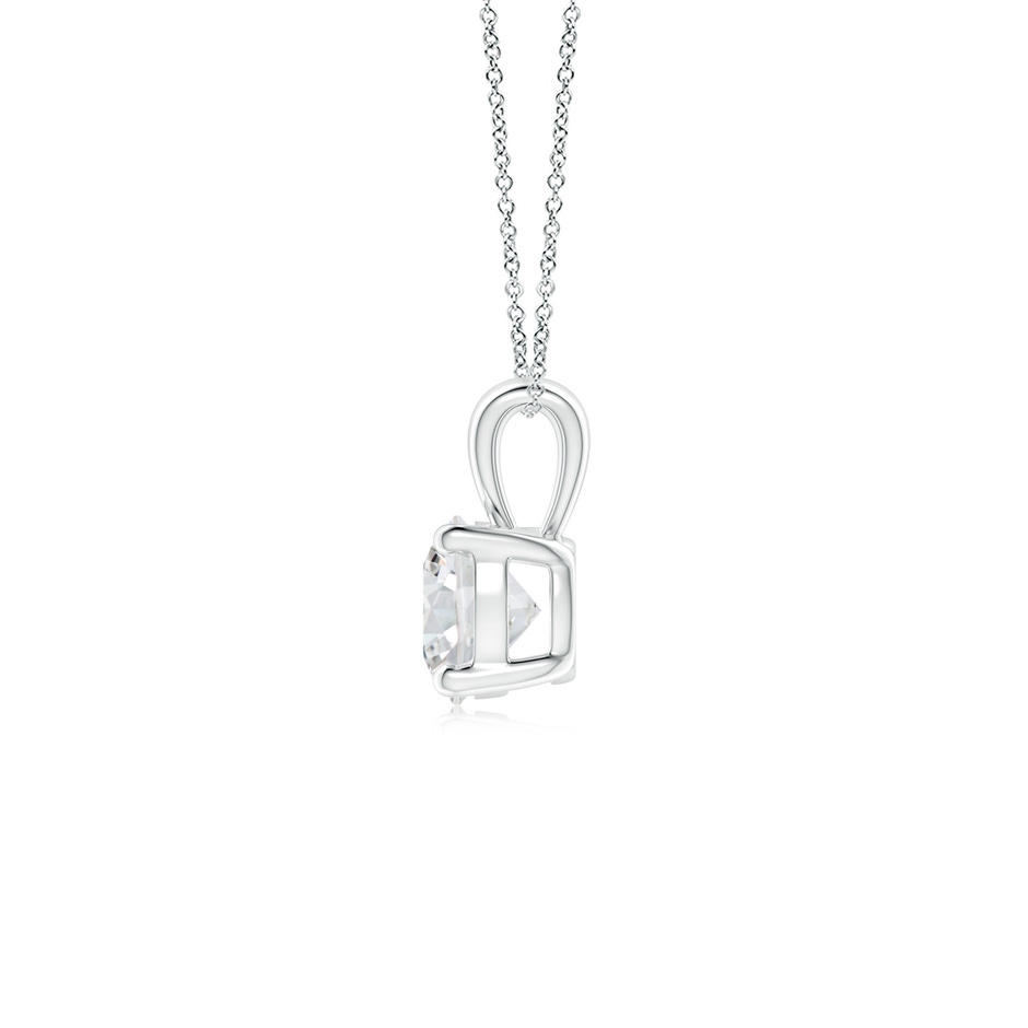 5.1mm HSI2 Classic Round Diamond Solitaire Pendant in White Gold side 199