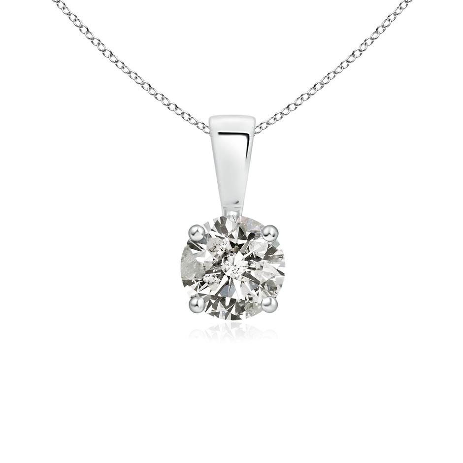 5.1mm KI3 Classic Round Diamond Solitaire Pendant in P950 Platinum 