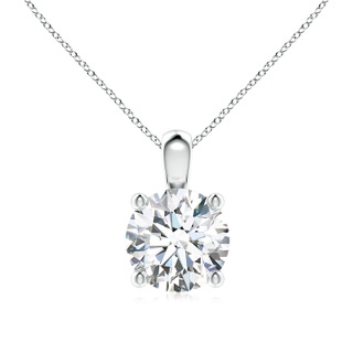 8.1mm GVS2 Classic Round Diamond Solitaire Pendant in P950 Platinum