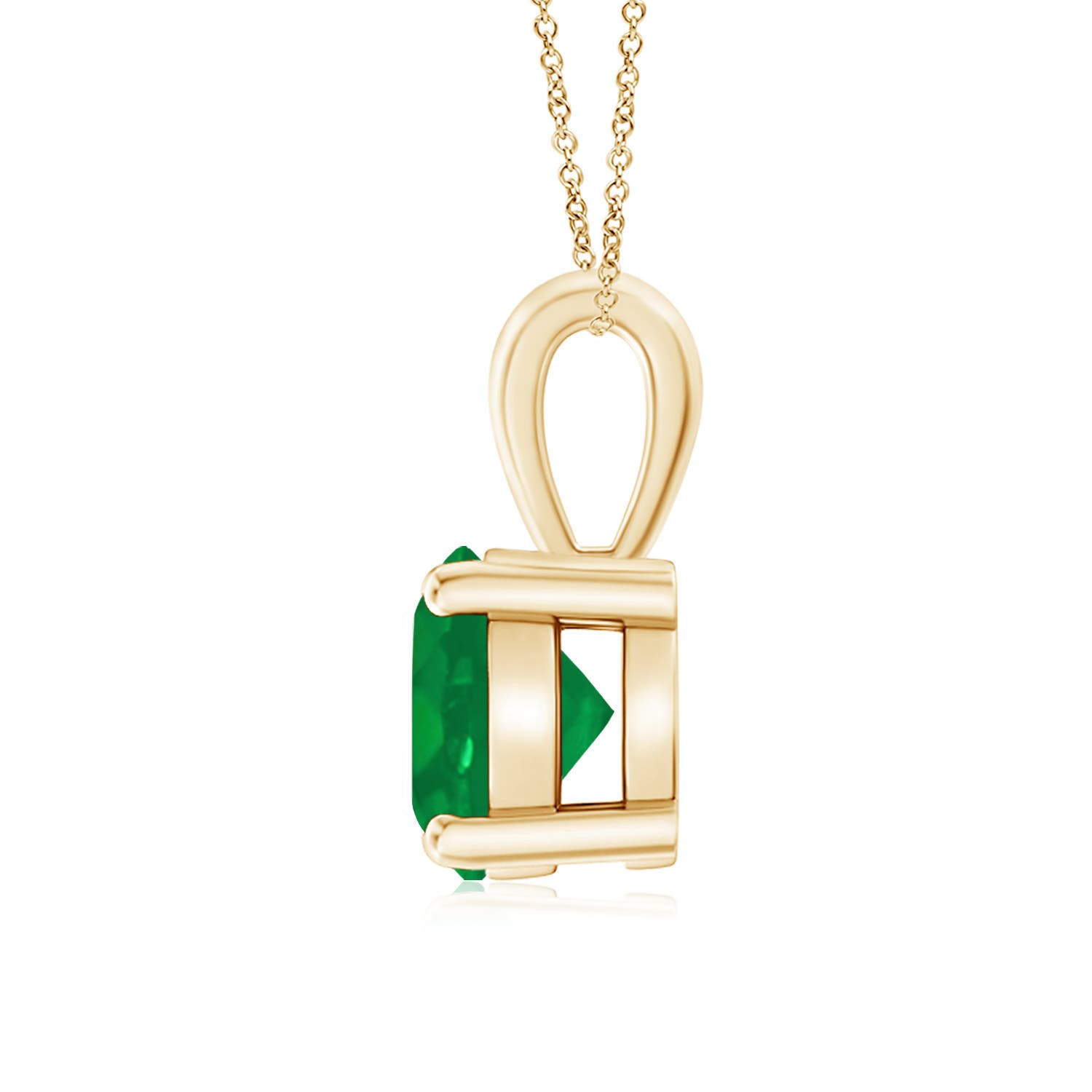 AA - Emerald / 1.2 CT / 14 KT Yellow Gold