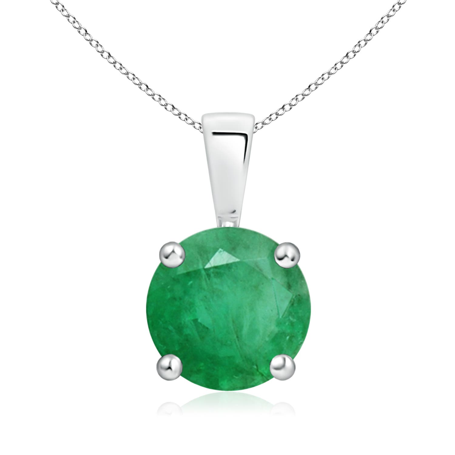 A - Emerald / 1.75 CT / 14 KT White Gold