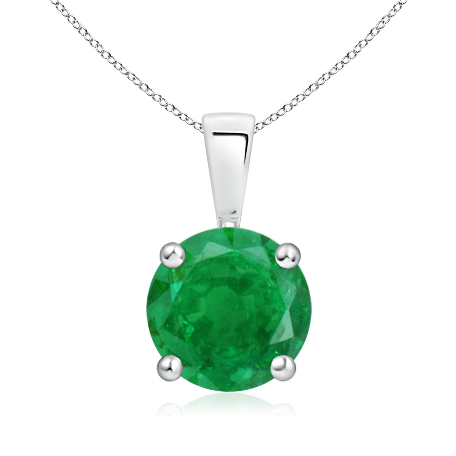 AA - Emerald / 1.75 CT / 14 KT White Gold