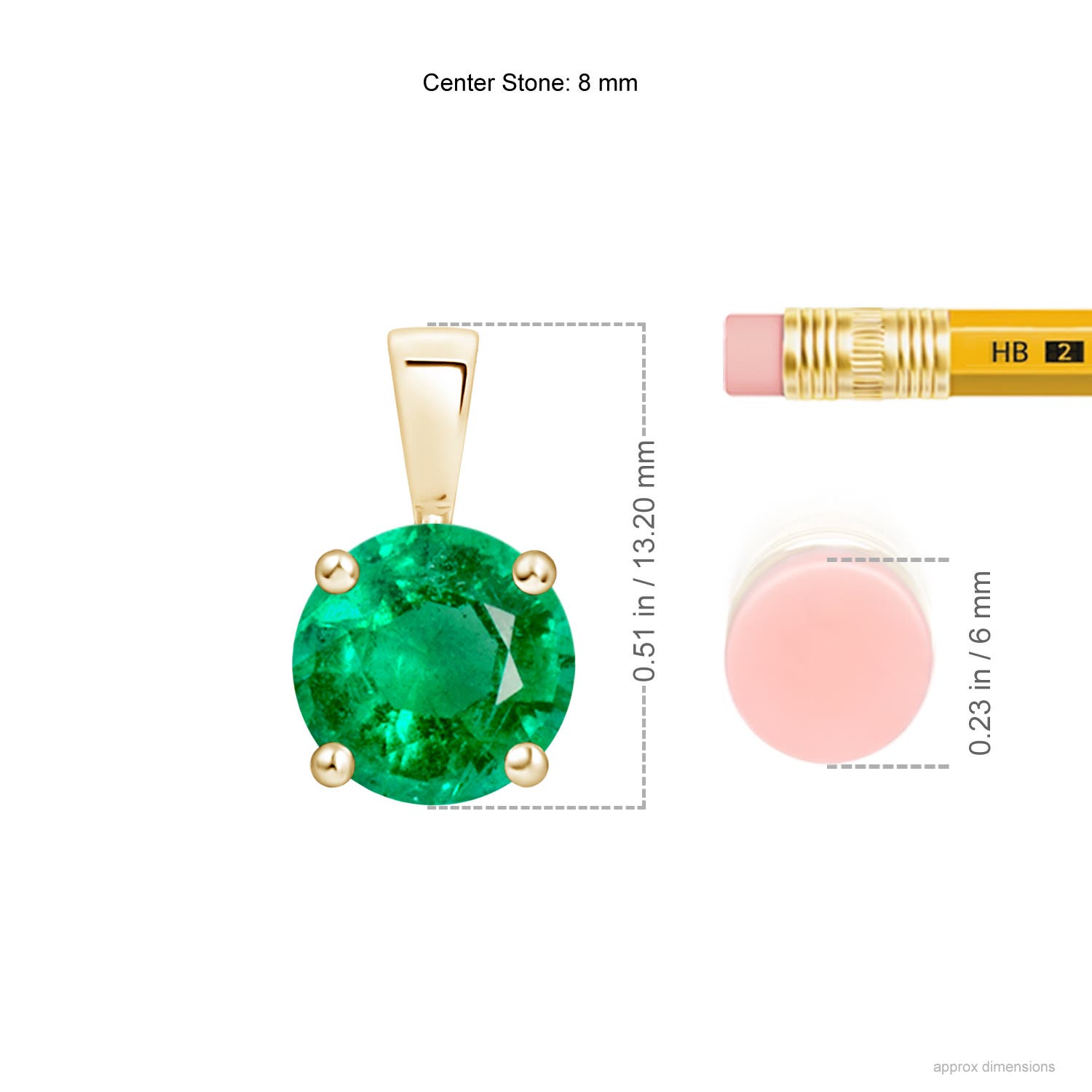 AAA - Emerald / 1.75 CT / 14 KT Yellow Gold