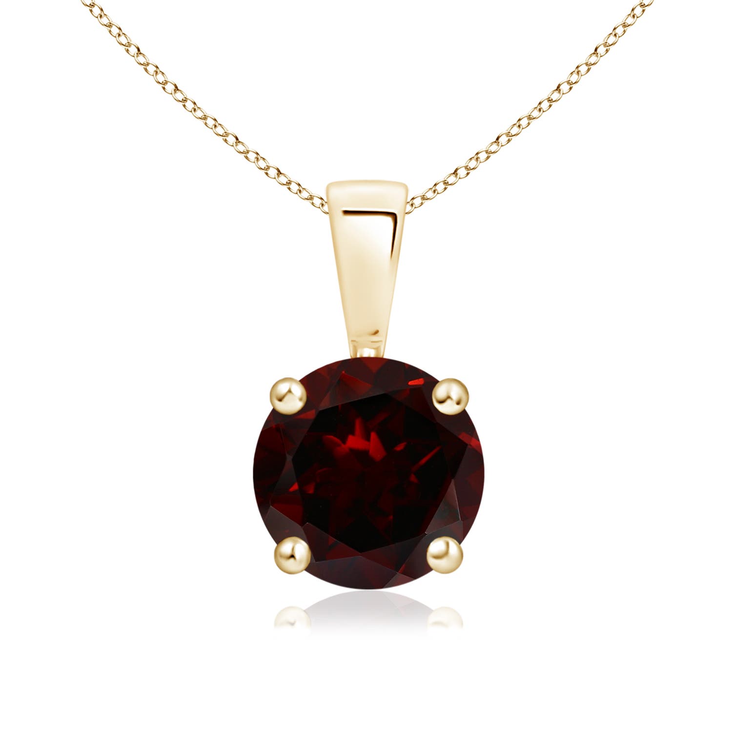 A - Garnet / 1.5 CT / 14 KT Yellow Gold