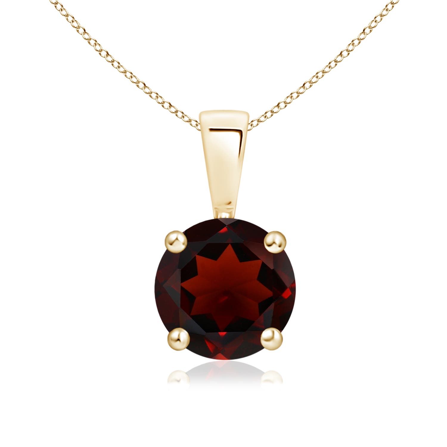 AA - Garnet / 1.5 CT / 14 KT Yellow Gold