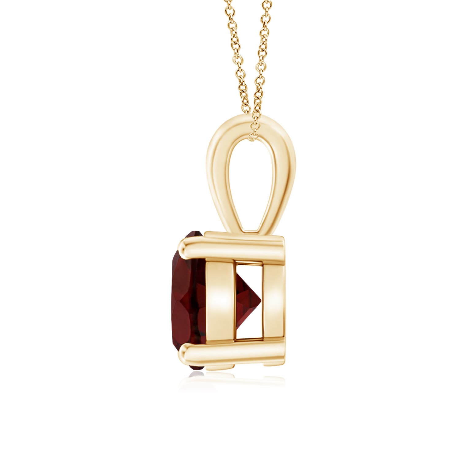 AA - Garnet / 1.5 CT / 14 KT Yellow Gold