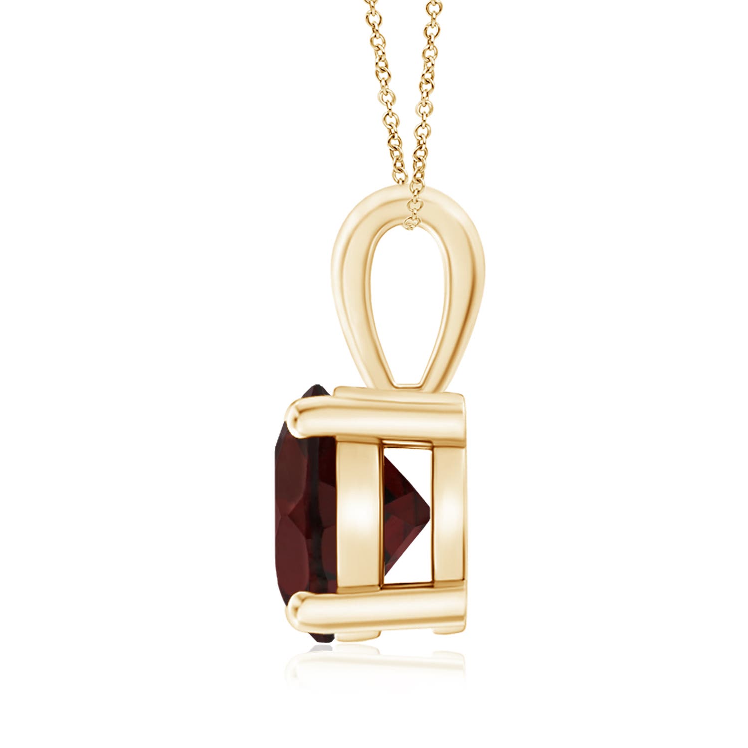 A - Garnet / 2.2 CT / 14 KT Yellow Gold