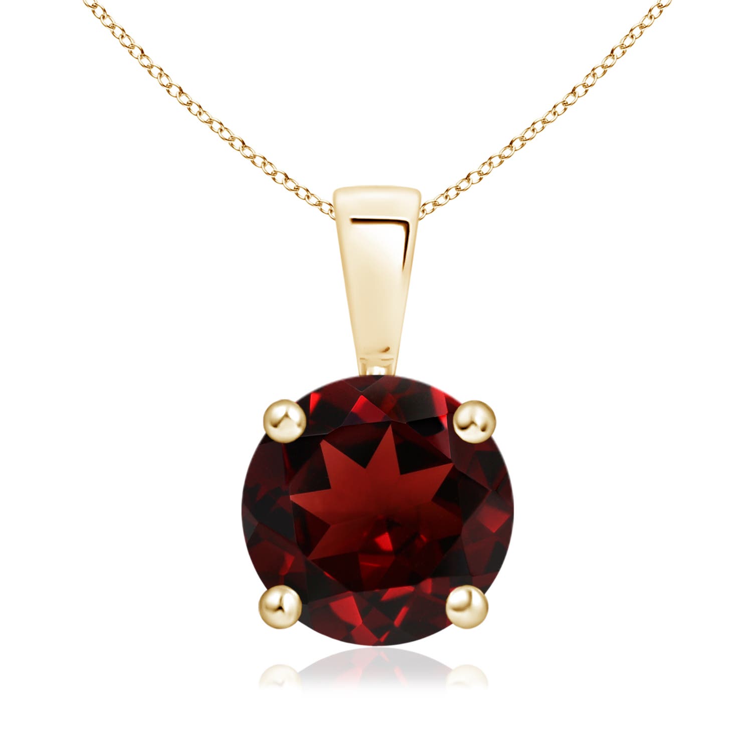 AAA - Garnet / 2.2 CT / 14 KT Yellow Gold