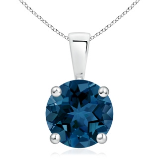 Round AAA London Blue Topaz