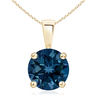 Round AAAA London Blue Topaz