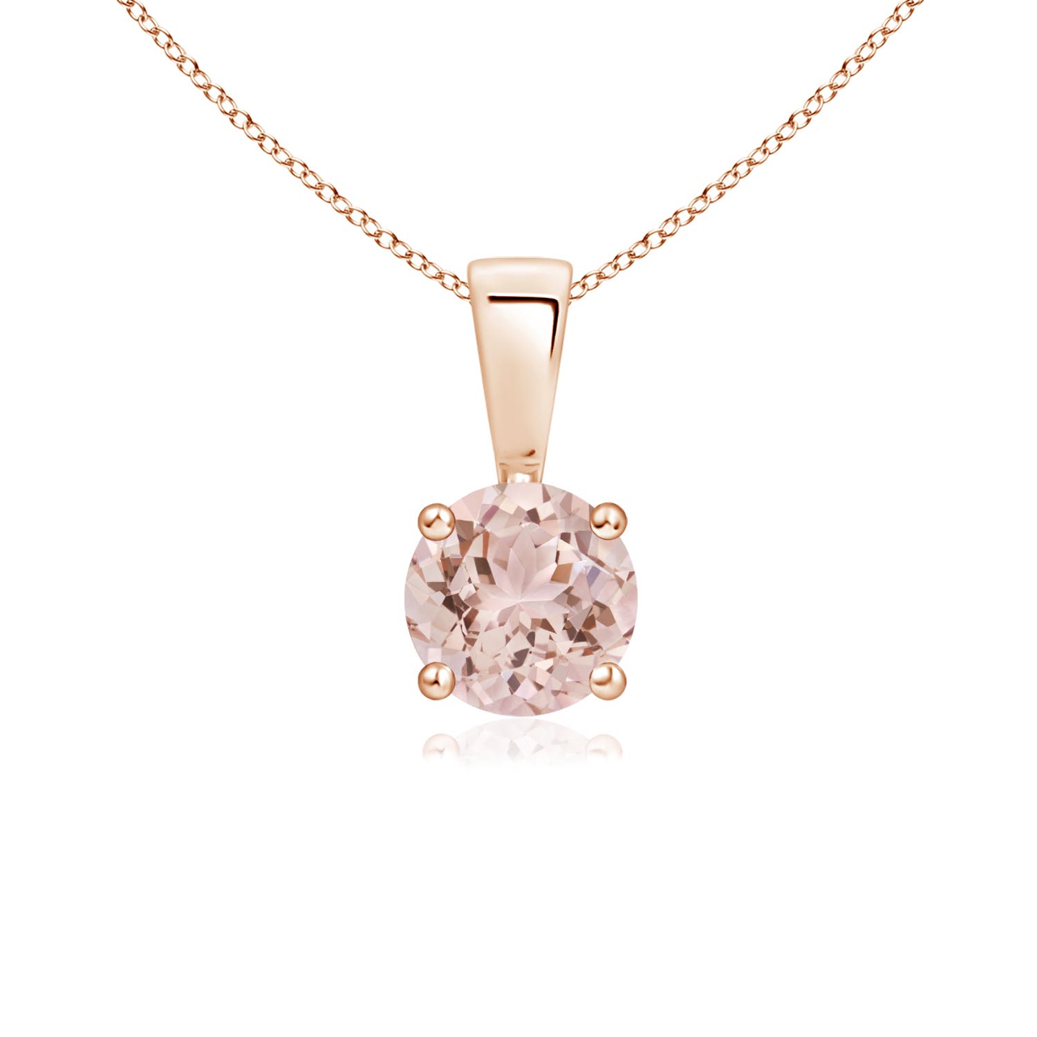 AAA - Morganite / 0.42 CT / 14 KT Rose Gold