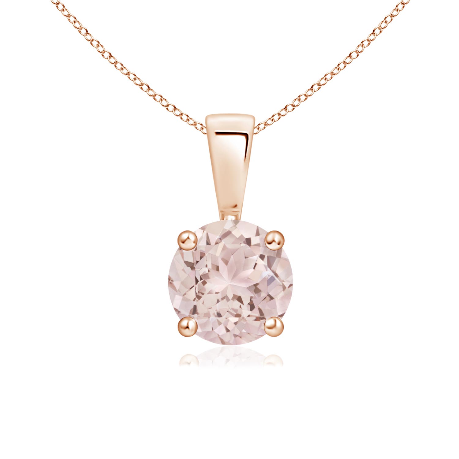 A - Morganite / 0.7 CT / 14 KT Rose Gold