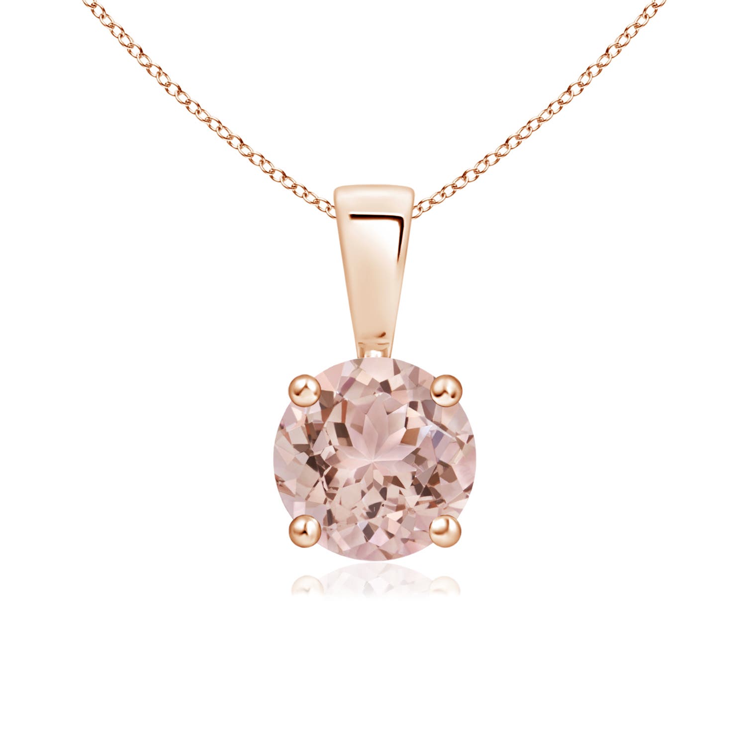 AAA - Morganite / 0.7 CT / 14 KT Rose Gold