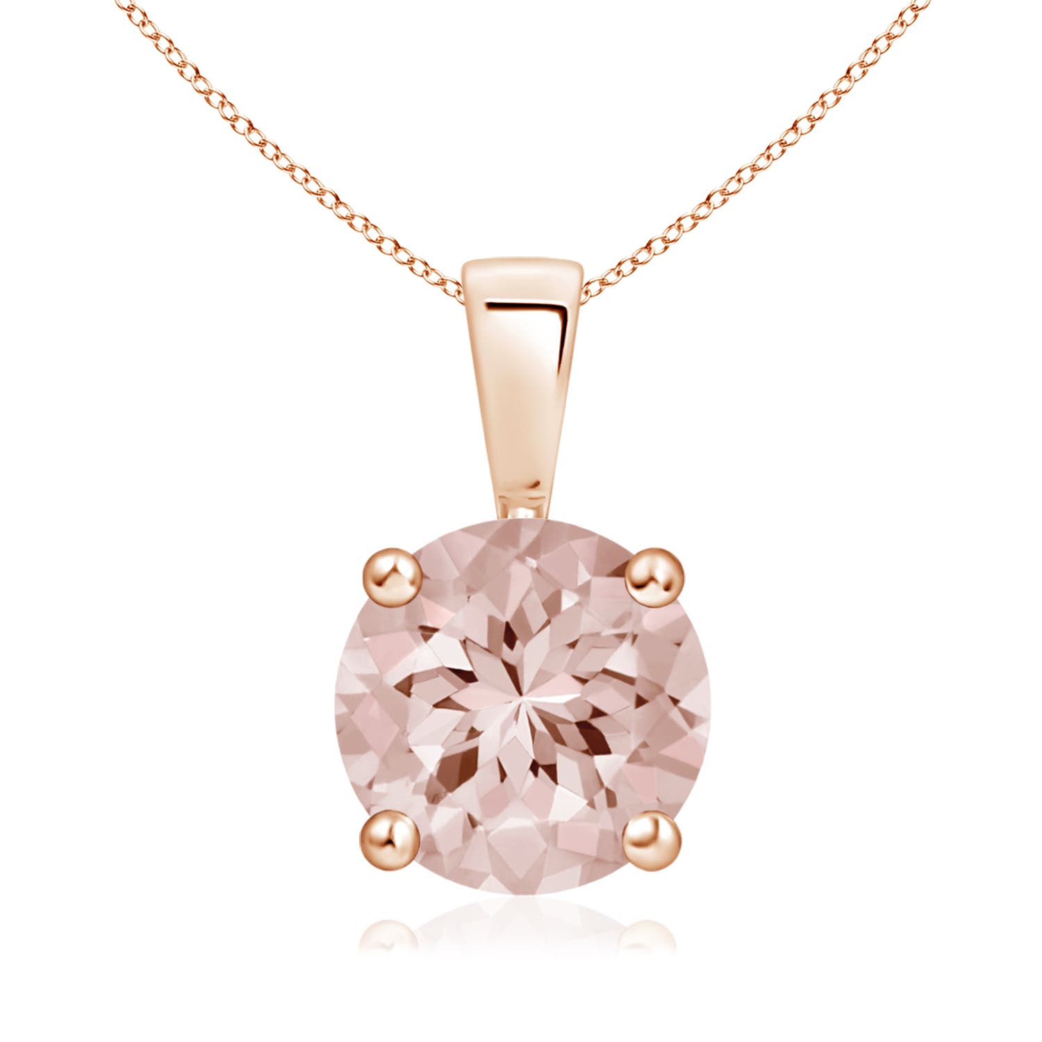 AA - Morganite / 1.65 CT / 14 KT Rose Gold