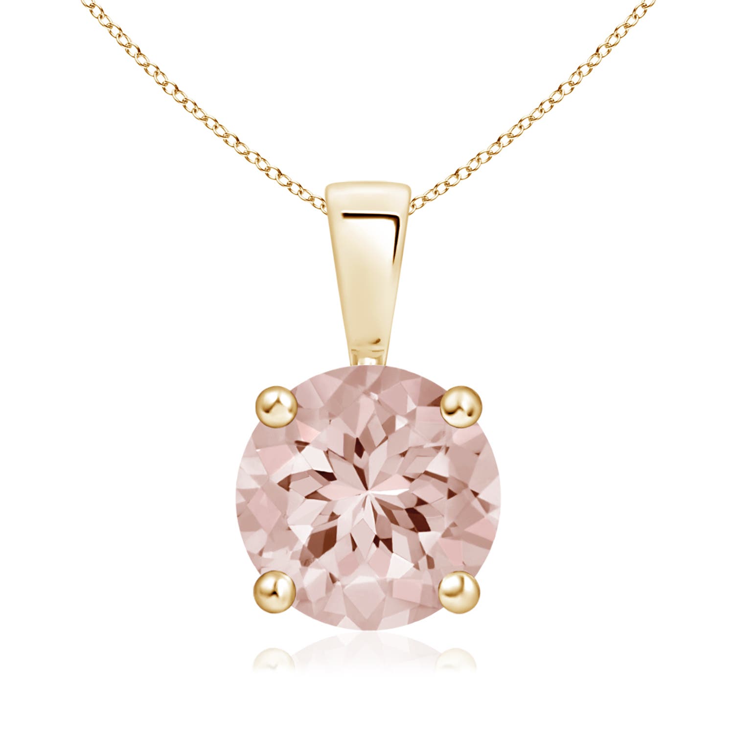 AA - Morganite / 1.65 CT / 14 KT Yellow Gold