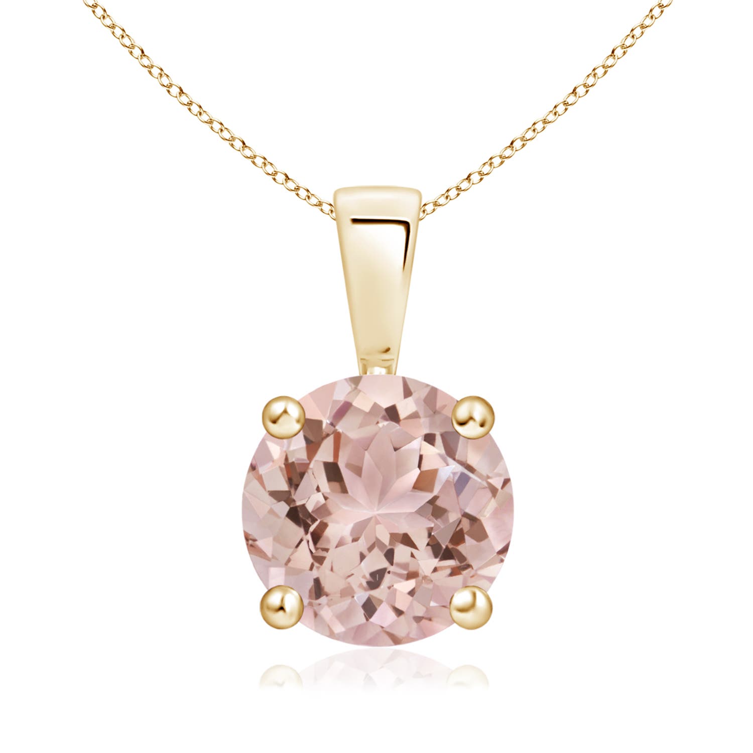 AAA - Morganite / 1.65 CT / 14 KT Yellow Gold