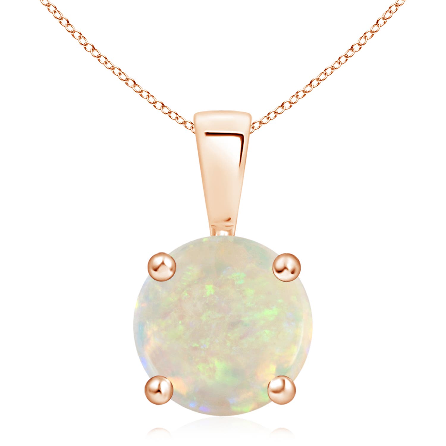 Image Representation of the Rose Gold Opal Necklaces & Pendants