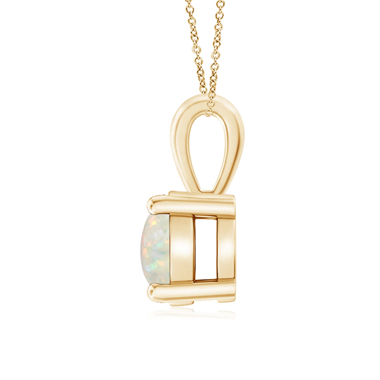 AAA - Opal / 0.75 CT / 14 KT Yellow Gold