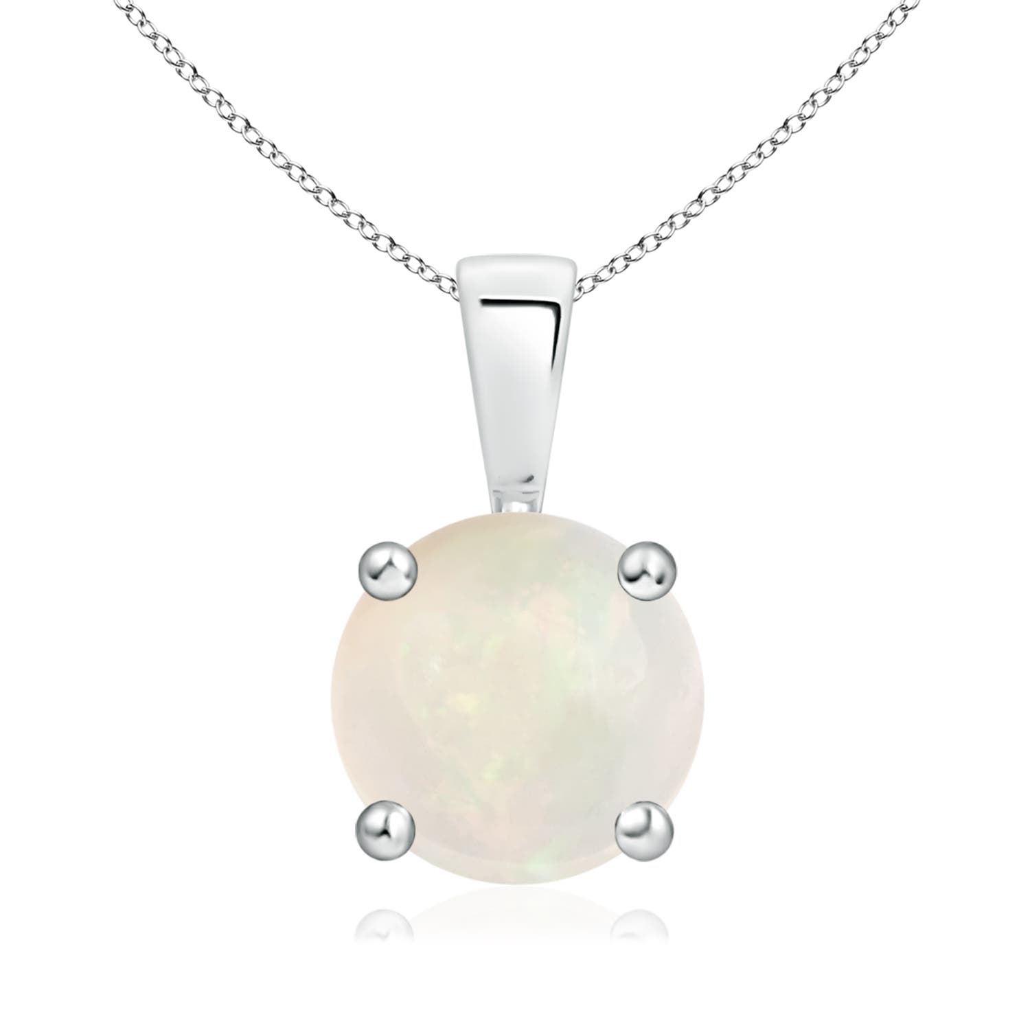 A - Opal / 1.15 CT / 14 KT White Gold