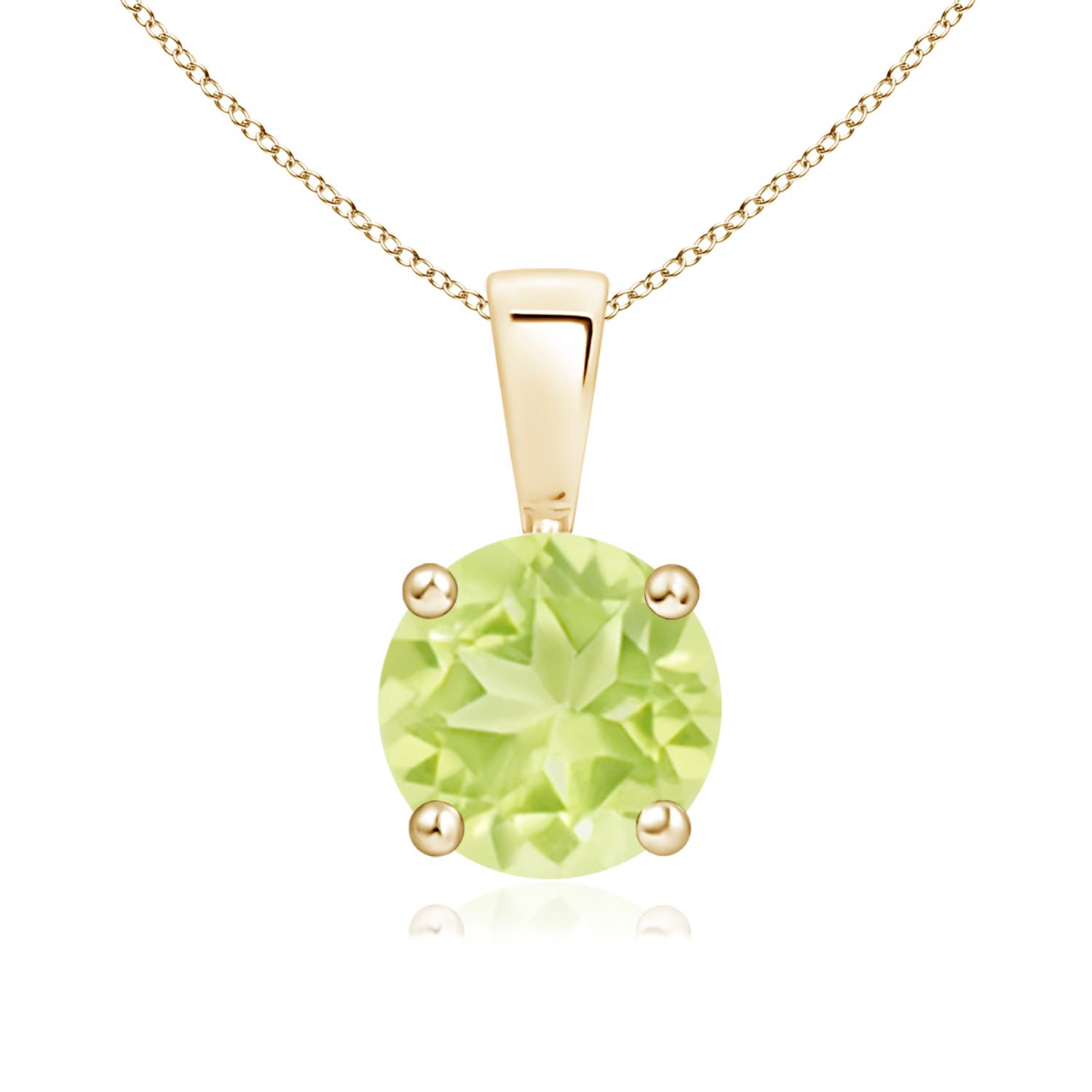 A - Peridot / 1.4 CT / 14 KT Yellow Gold