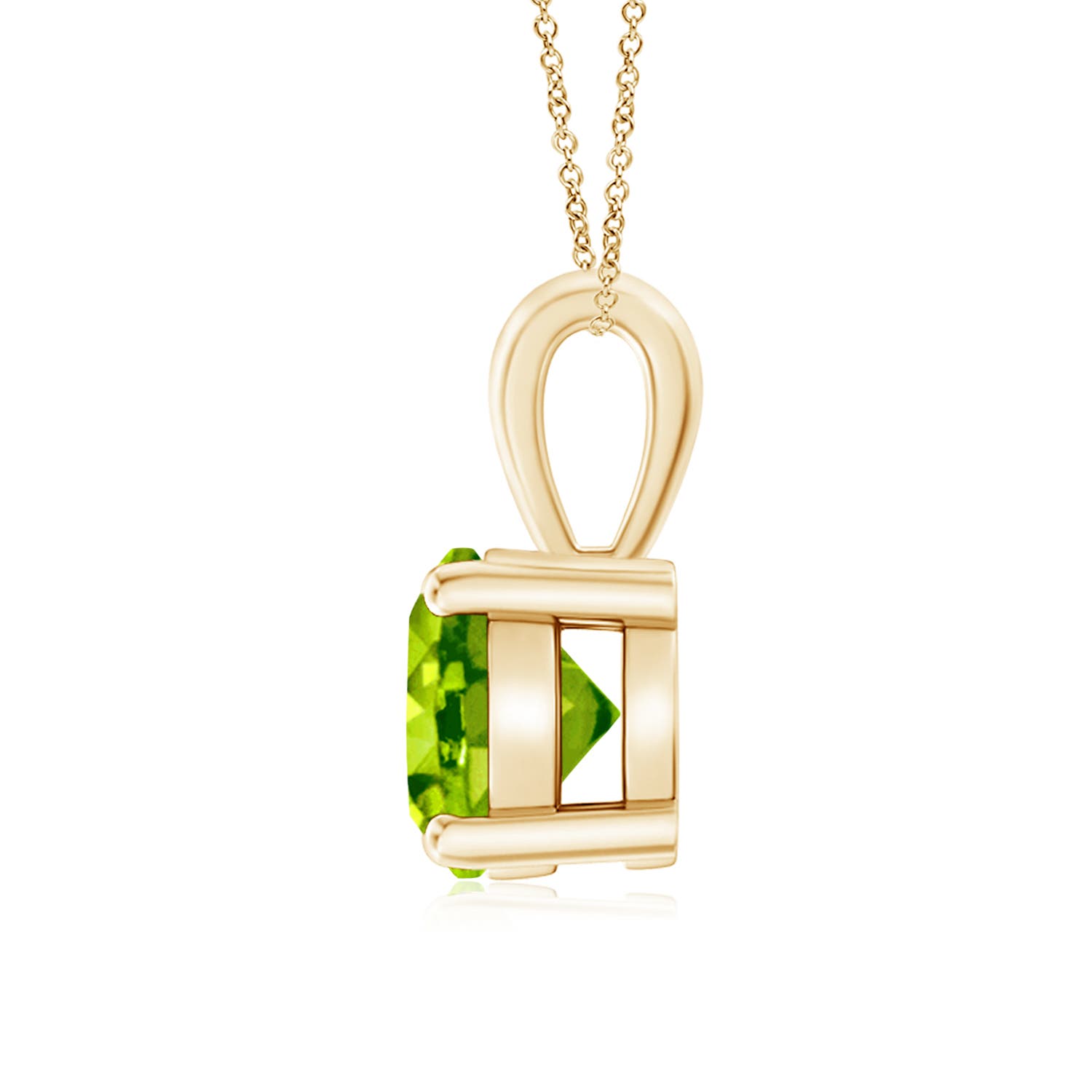 AAA - Peridot / 1.4 CT / 14 KT Yellow Gold