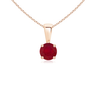 Round AA Ruby