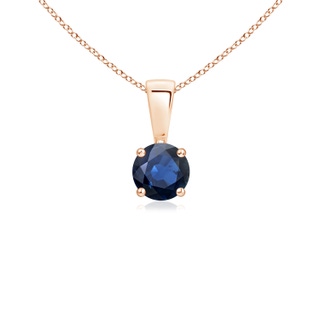Round AA Blue Sapphire