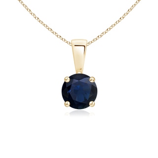 Round A Blue Sapphire