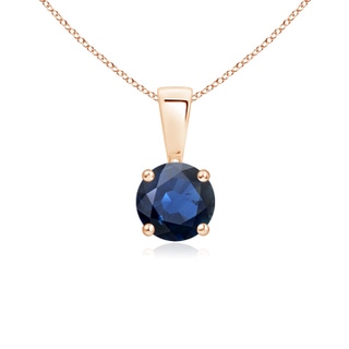 Round AA Blue Sapphire