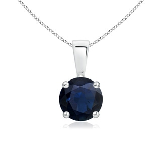 Round A Blue Sapphire