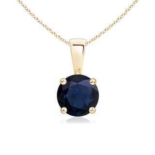 Round A Blue Sapphire