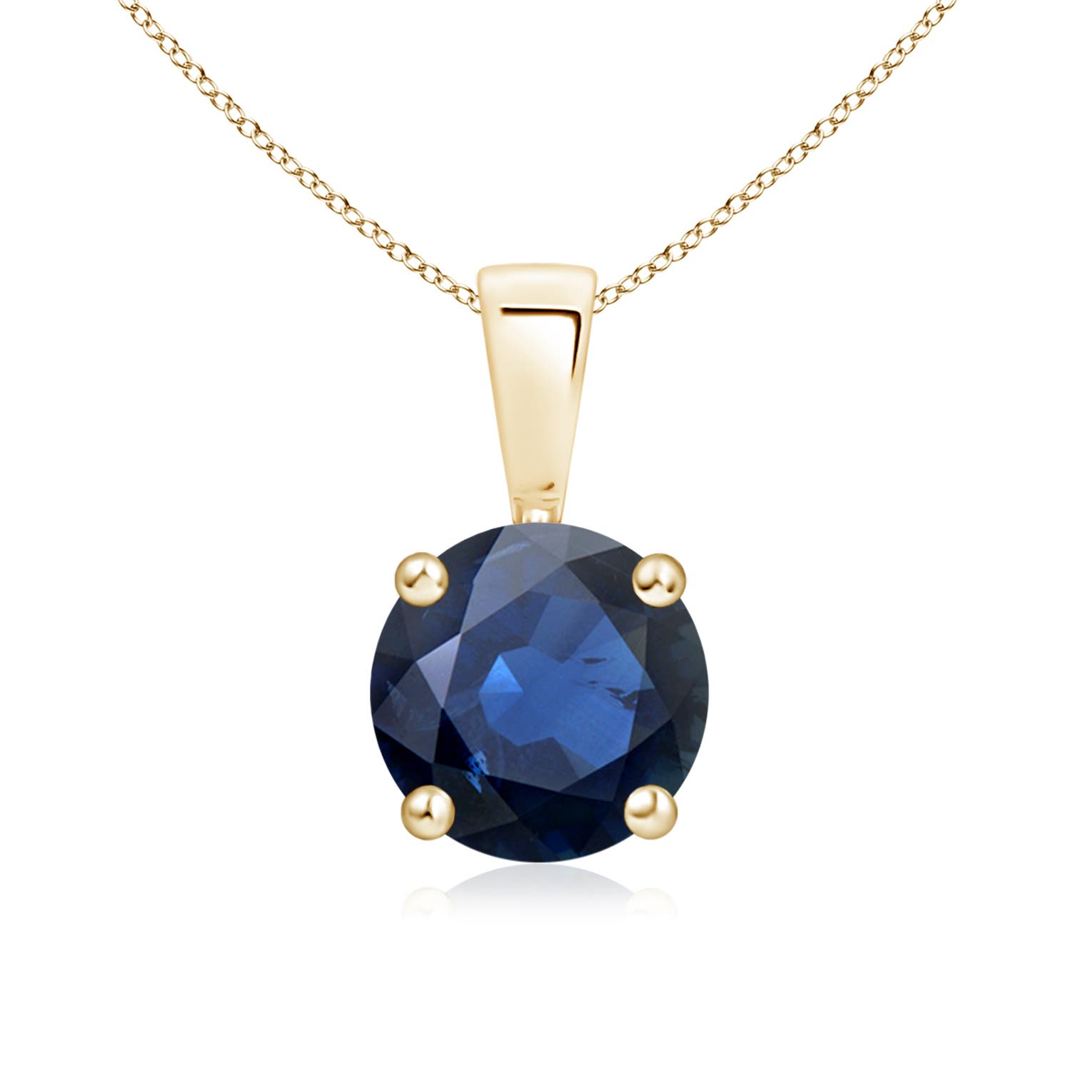 AA - Blue Sapphire / 1.6 CT / 14 KT Yellow Gold