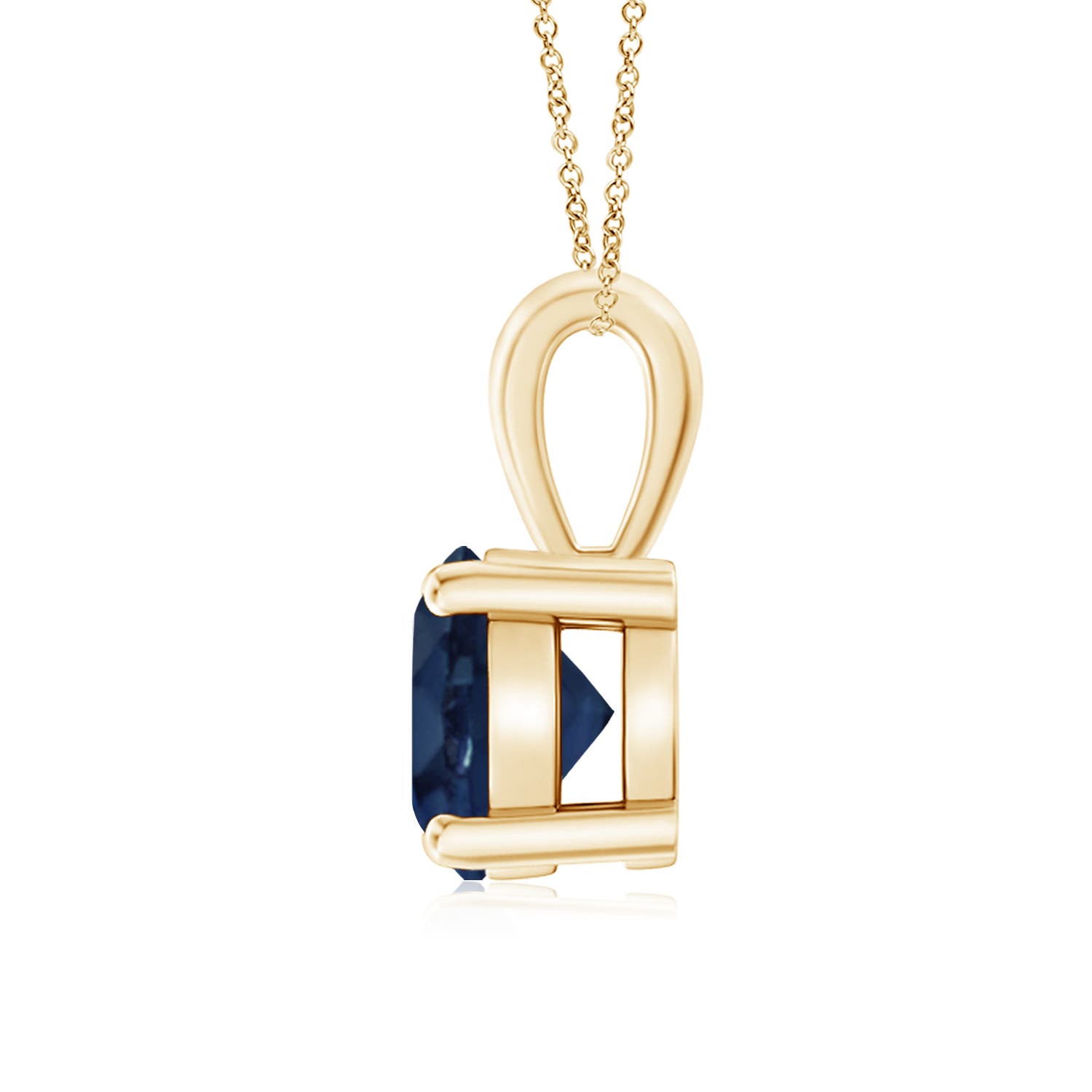 AA - Blue Sapphire / 1.6 CT / 14 KT Yellow Gold