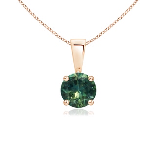 Round AA Teal Montana Sapphire
