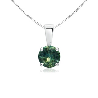 Round AA Teal Montana Sapphire