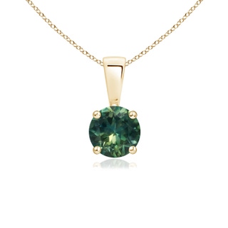 Round AA Teal Montana Sapphire