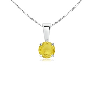 Round A Yellow Sapphire