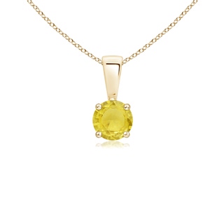 Round A Yellow Sapphire